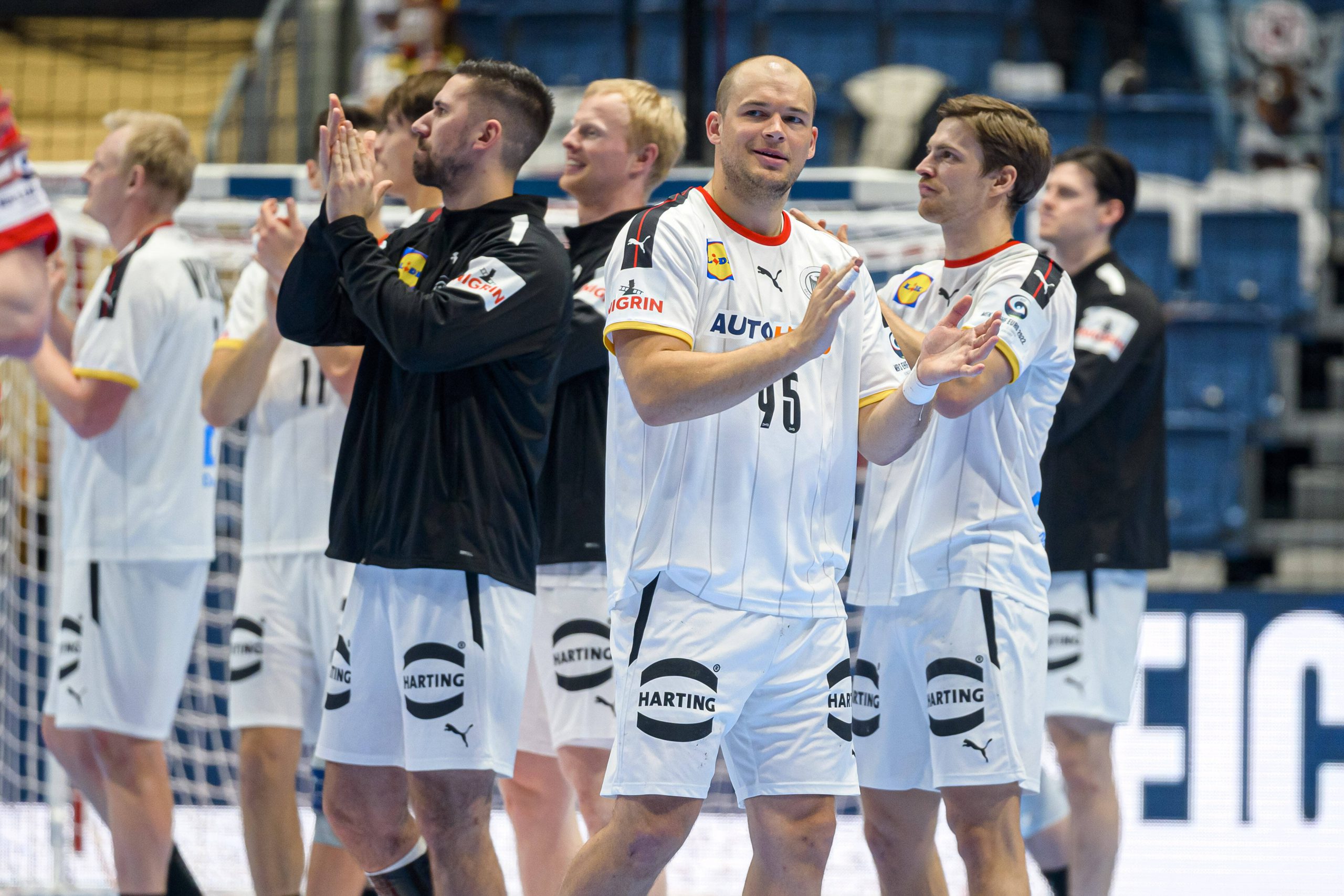 DHB-Team nach der Partie bei der EHF EURO 2022