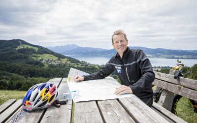 Am Attersee mit Gerlinde Kaltenbrunner und Andreas Goldberger