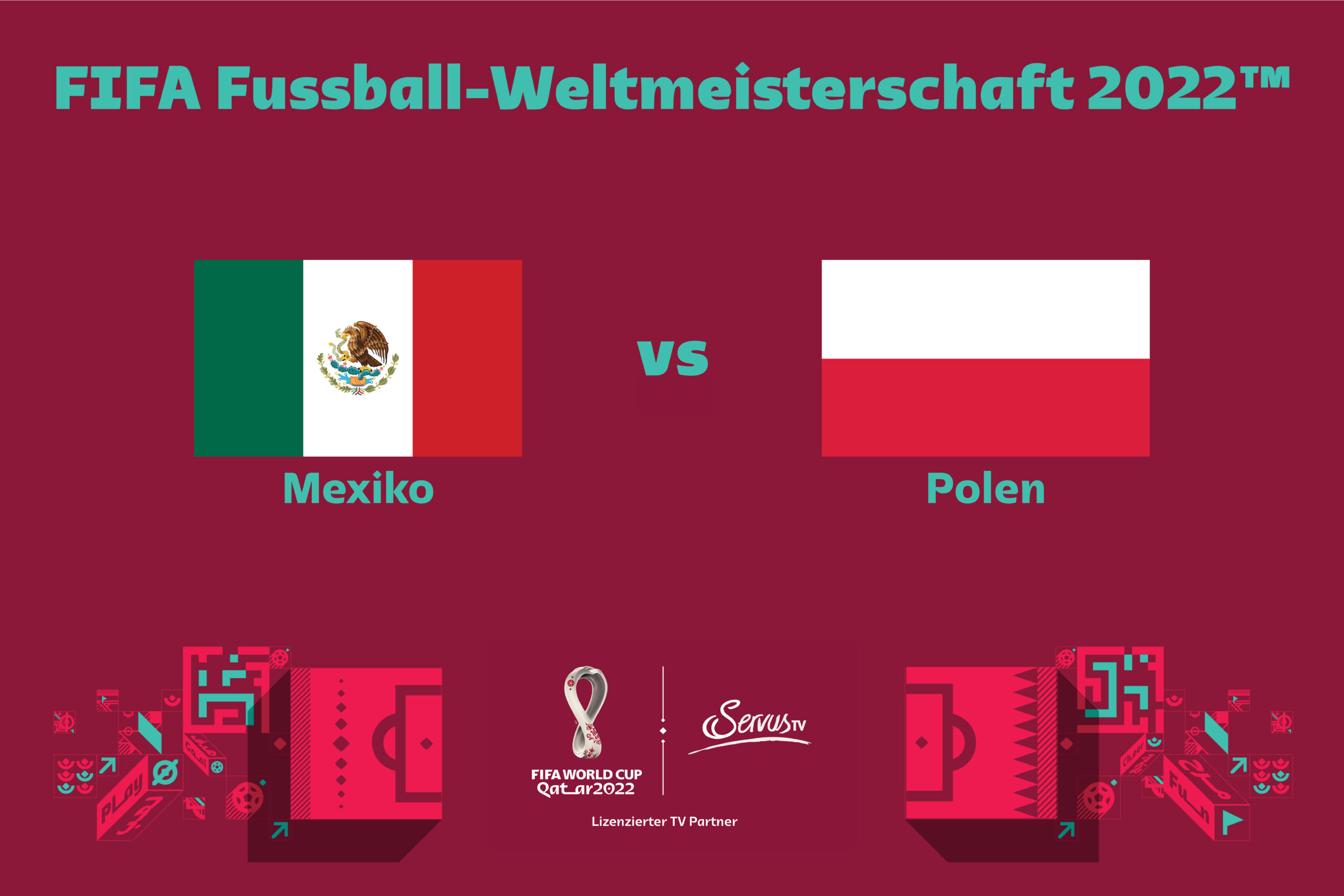 FIFA Fussball-Weltmeisterschaft: Mexiko - Polen