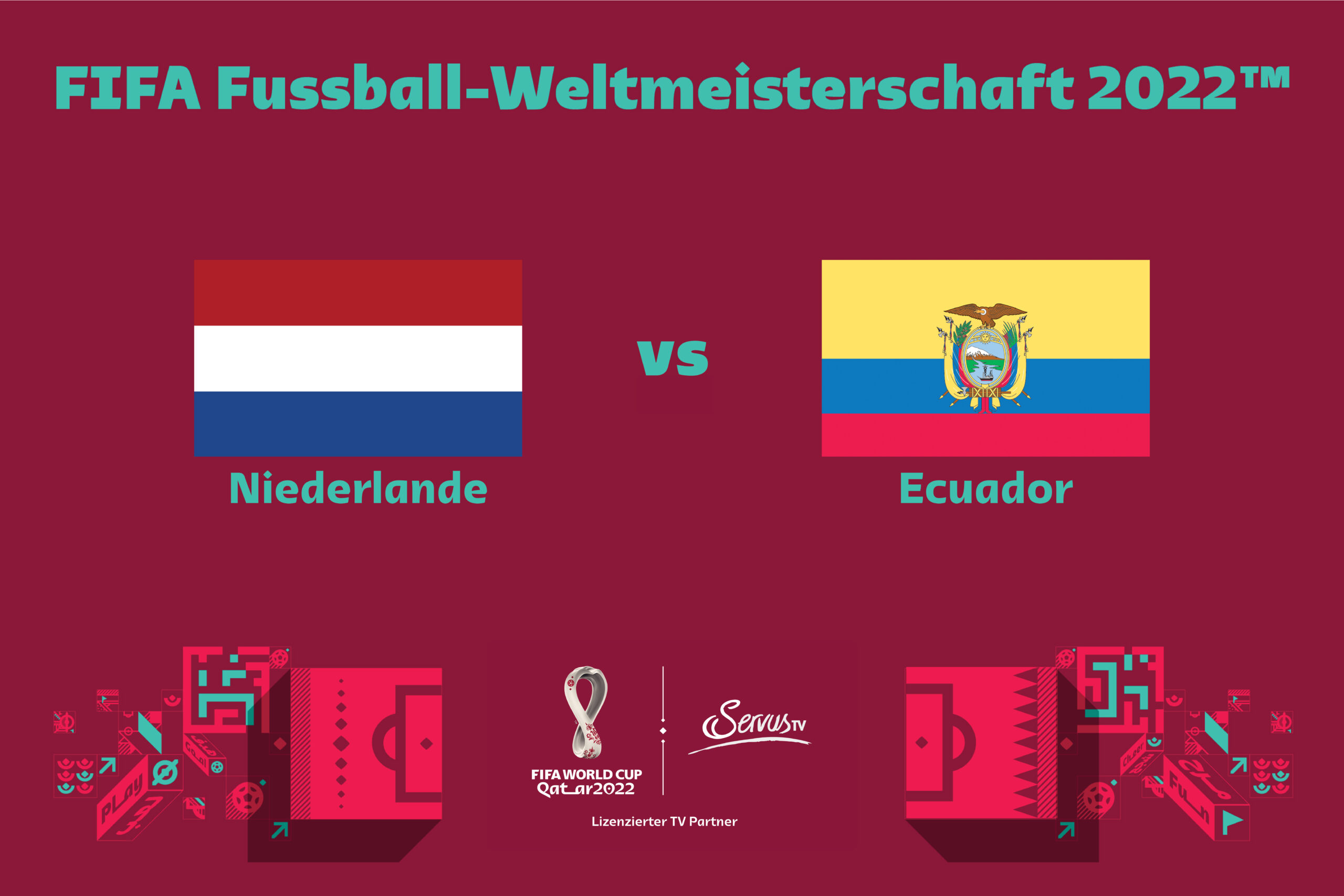 FIFA Fussball-Weltmeisterschaft: Niederlande - Ecuador