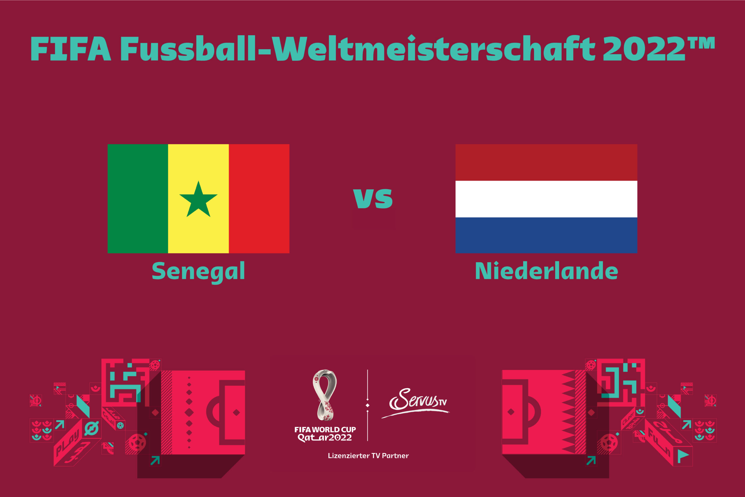 FIFA Fussball-Weltmeisterschaft: Senegal - Niederlande