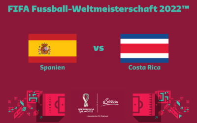 Spanien vs Costa Rica – live bei ServusTV