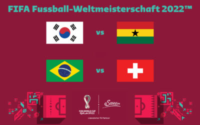 Südkorea vs Ghana und Brasilien vs Schweiz – live bei ServusTV