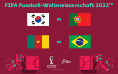 Südkorea vs Portugal und Kamerun vs Brasilien – live bei ServusTV