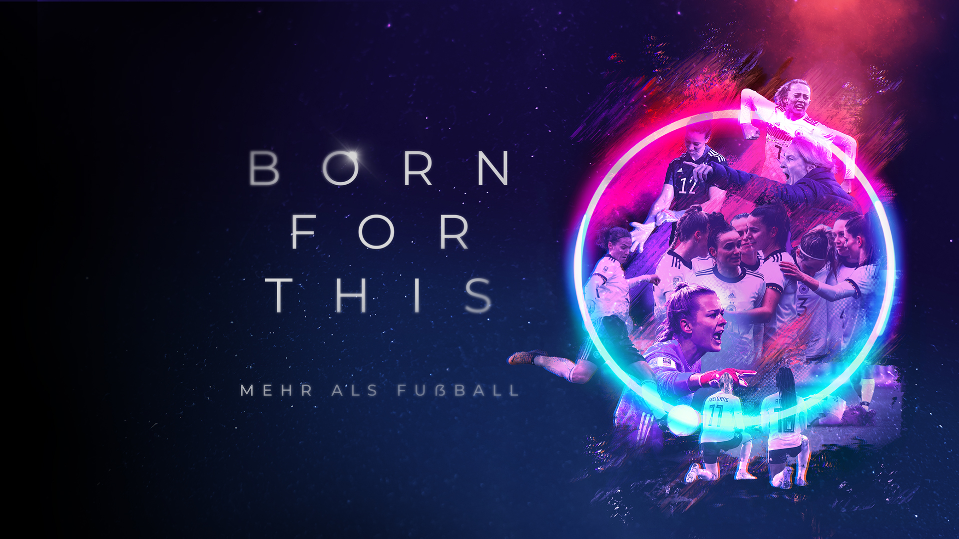 Plakat "Born for this - mehr als Fußball"