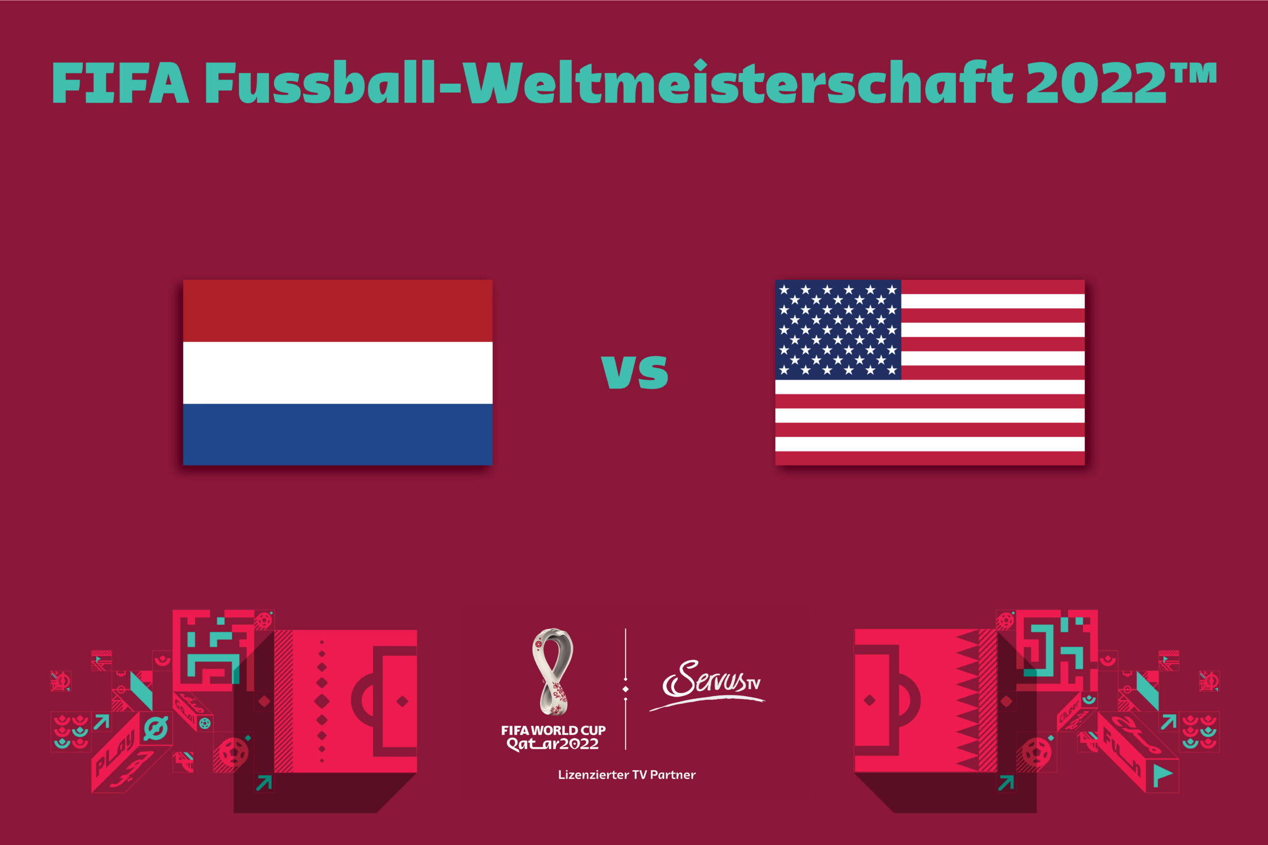 FIFA Fussball-Weltmeisterschaft: Niederlande vs USA
