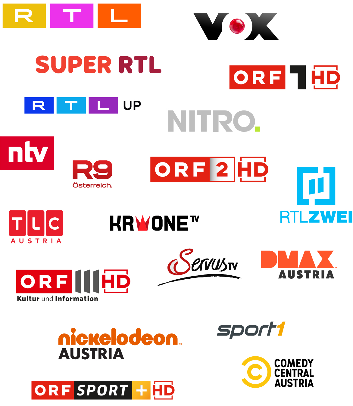 Sammlung aller Logos von Österreichprogramm