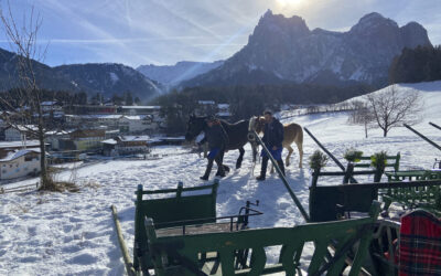 Winter in den Dolomiten