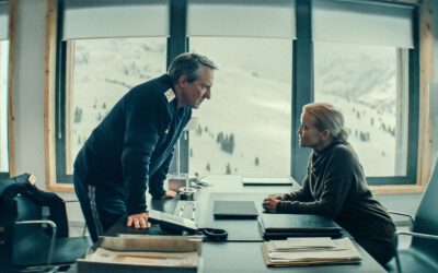 Michou Friesz und Robert Palfrader im „Totenfrau“-Finale in ORF 1